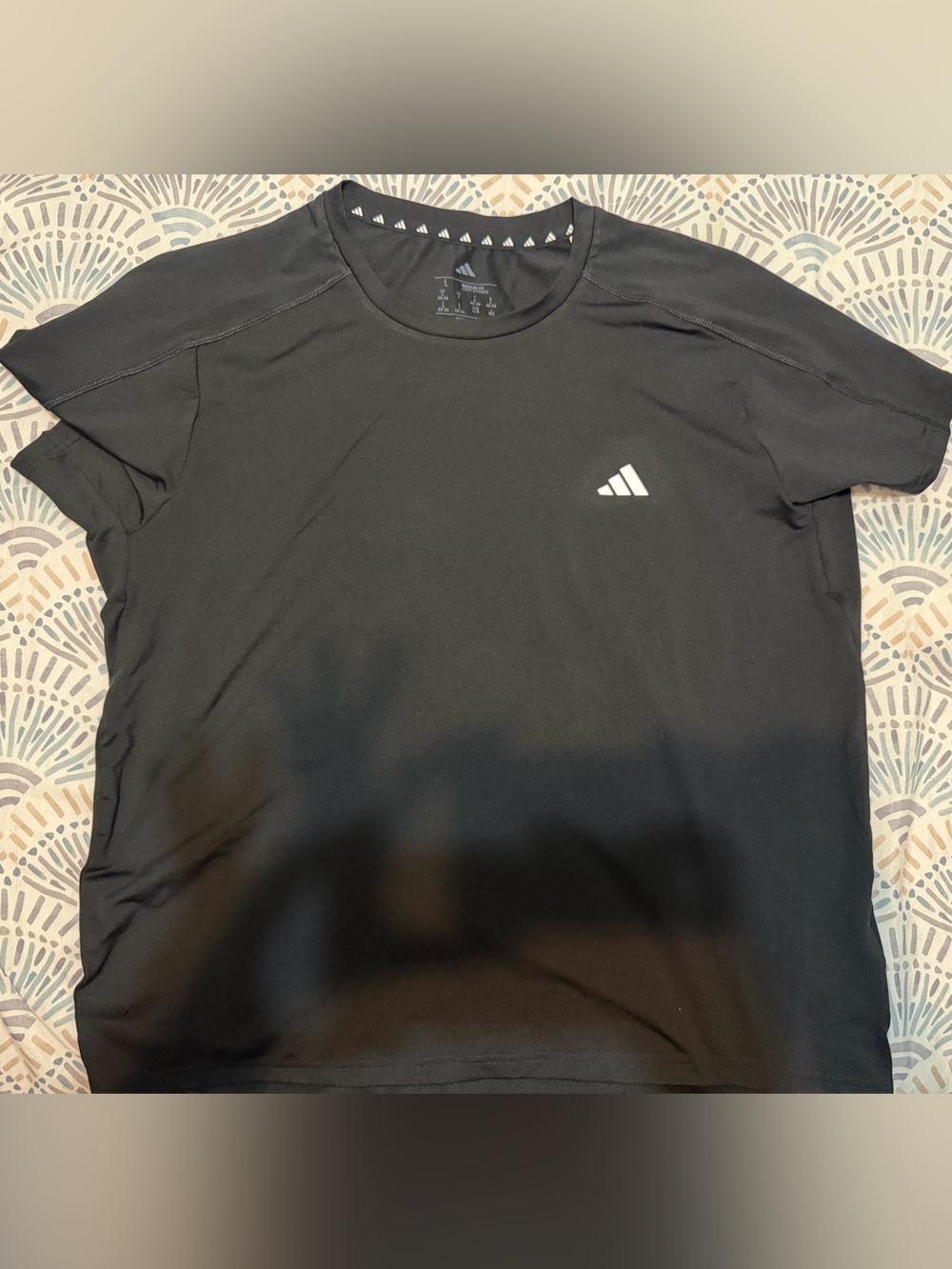 Women’s adidas Black Athletic regular fit Tee size Large